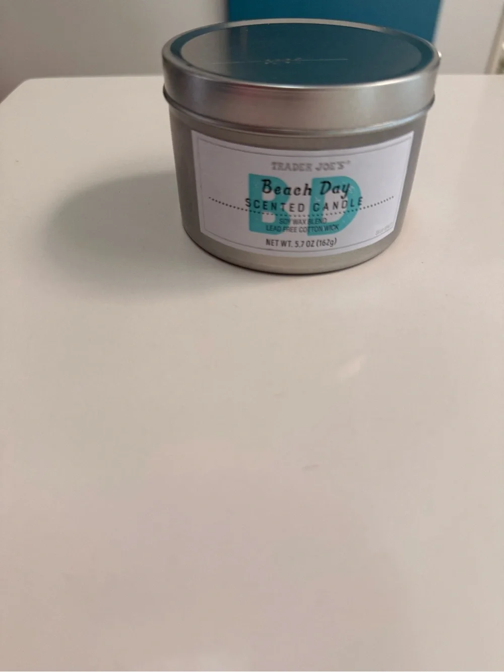 Trader Joe's Beach Day Scented Tin Candle - Limited Edition!